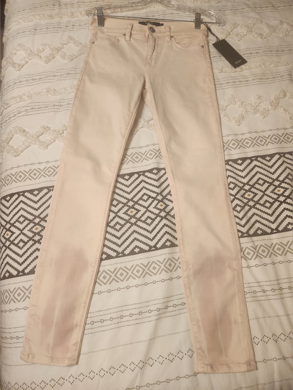 NWT Hudson Pink Nico Mid-Rise Super Skinny Jeans Sz 26